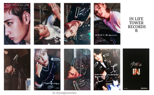 Stray Kids In Life Tower Records Photocards
