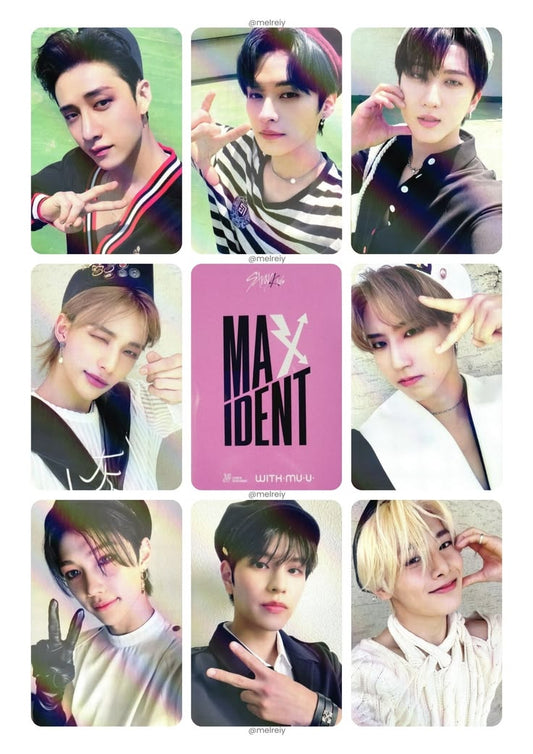Stray Kids Maxident Withmuu Photocards