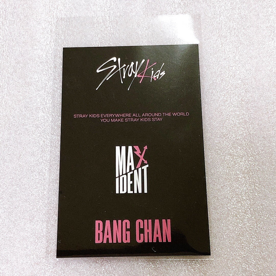 Stray Kids Maxident Sony Music (Bang Chan) Photocards RARE