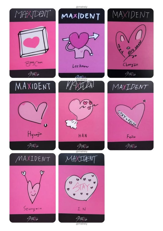 Stray Kids Maxident Soundwave Lucky Draw (Drawing Ver.) Photocards