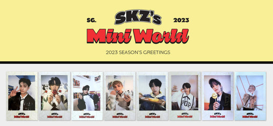 Stray Kids SKZ's Mini World Season's Greetings Polaroid A Photocards