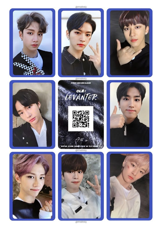 Stray Kids Levanter (Blue Border) Photocards