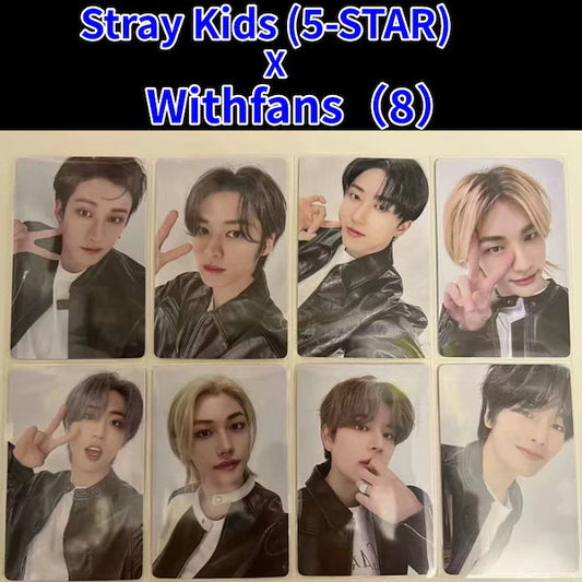 Stray Kids 5-Star Withfans VC R1 Photocards