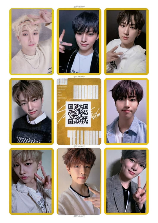Stray Kids Yellow Wood (Yellow Border) Photocards