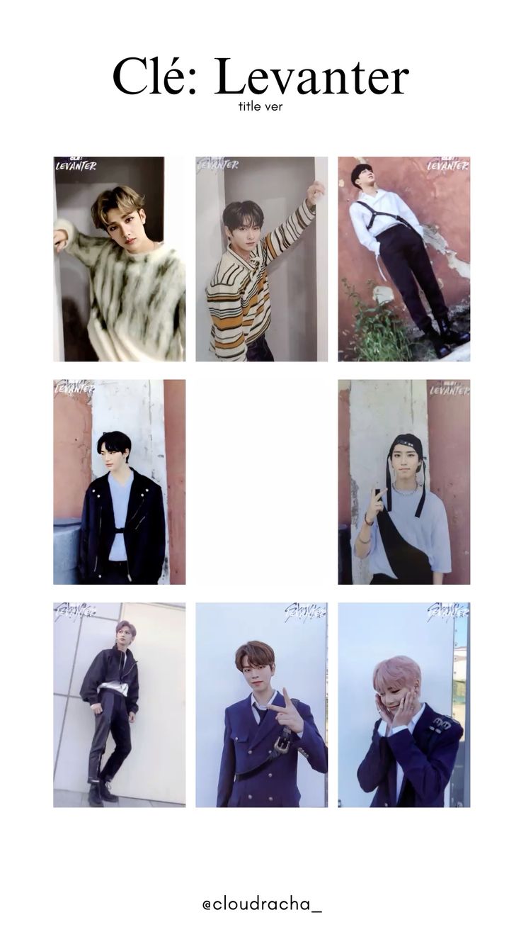 Stray Kids Levanter (Title Ver.) Photocards