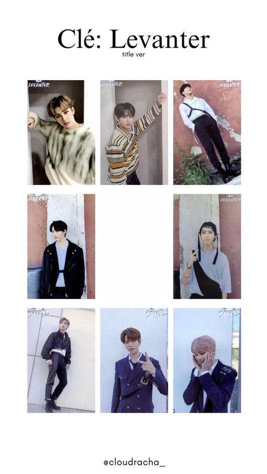 Stray Kids Levanter (Title Ver.) Photocards