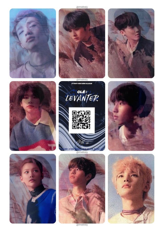 Stray Kids Levanter Lenticular Photocards