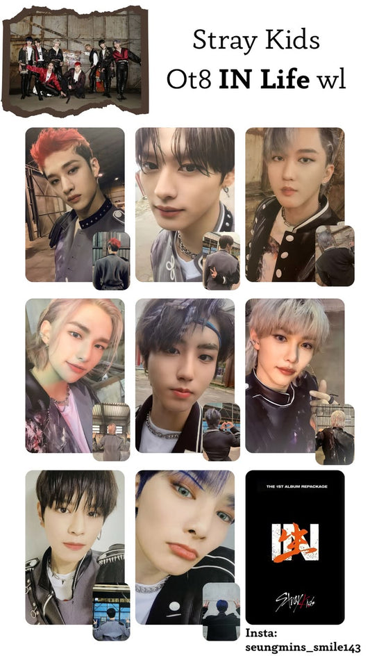 Stray Kids In Life Double-Sided B Photocards