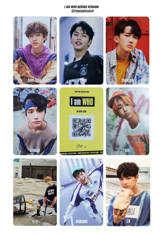 Stray Kids I Am Who (Behind Ver.) Photocards