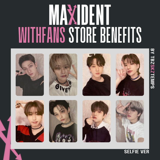 Stray Kids Maxident Withfans YZY Photocards