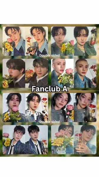 Stray Kids Hollow Fanclub A Double-Sided Photocards
