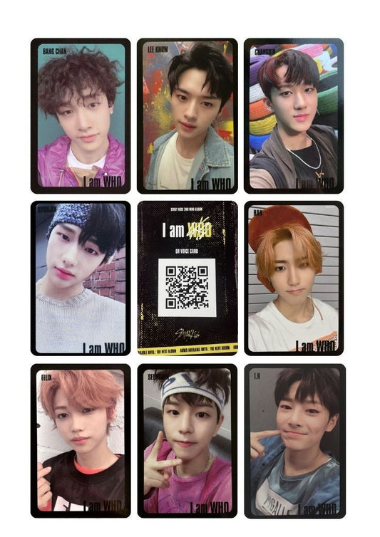 Stray Kids I Am Who (Black Border) Photocards