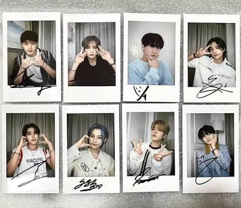 Stray Kids 5-Star Withfans YZY Polaroid (Printed Signed) Photocards