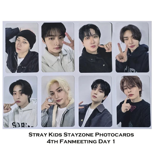 Stray Kids Magic School Stayzone Day 1 Photocards