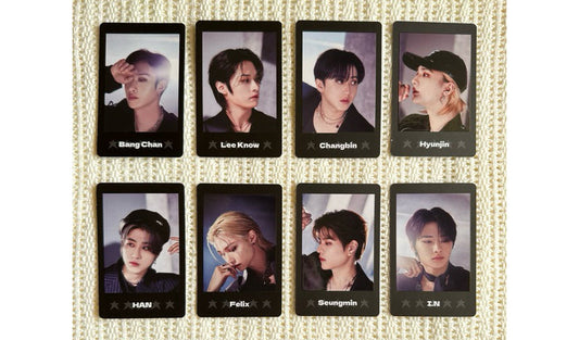 Stray Kids 5-Star Dome Tour Polaroid (Black) Photocards