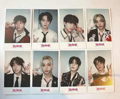 Stray Kids Rock-Star HMV Polaroid Photocards