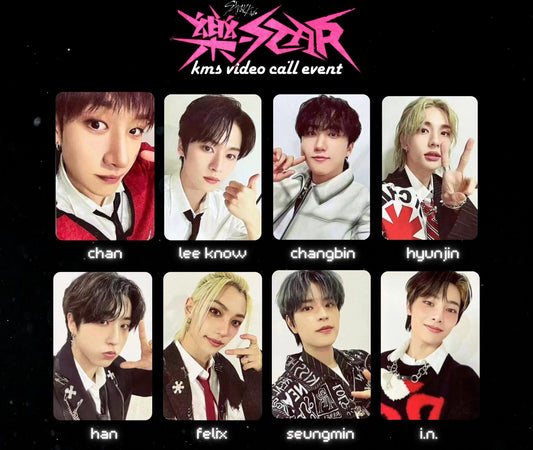 Stray Kids Rock-Star KM Station VC Photocards