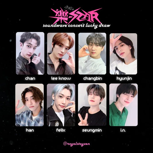Stray Kids Rock-Star Soundwave Offline Photocards