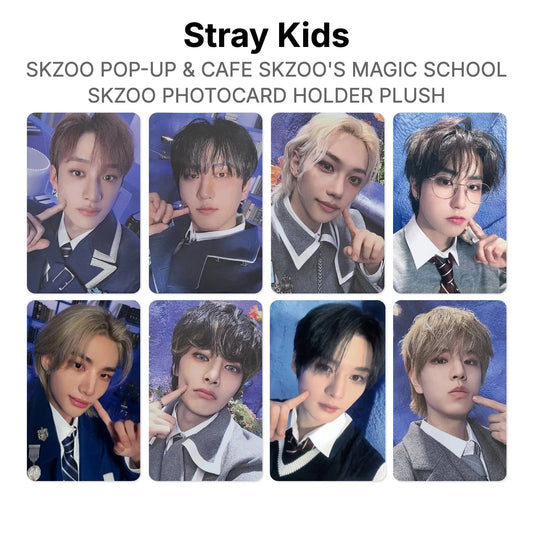 Stray Kids Magic School SKZOO Holder Plush Photocards