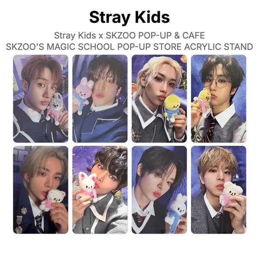 Stray Kids Magic School SKZOO Acrylic Stand Photocards