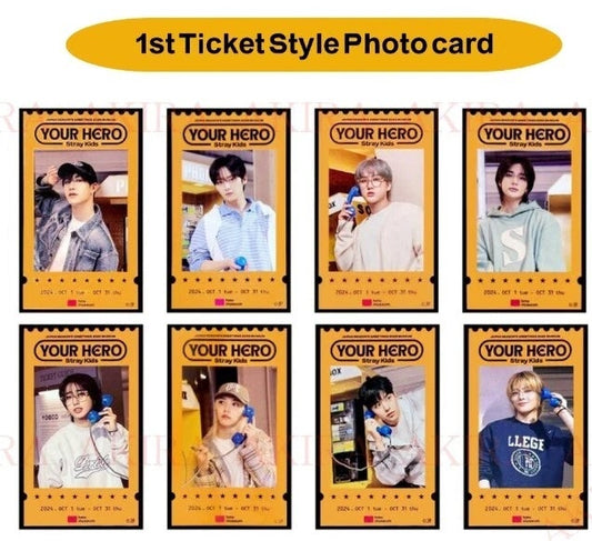 Stray Kids Japan Season's Greetings Your Hero Ticket 1 Photocards