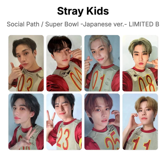 Stray Kids Social Path / Super Bowl Limited B Photocards