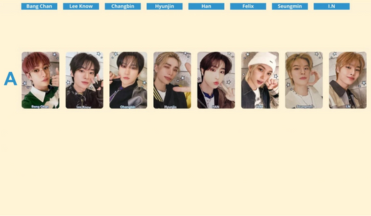 Stray Kids Toy World Benefit A Photocards