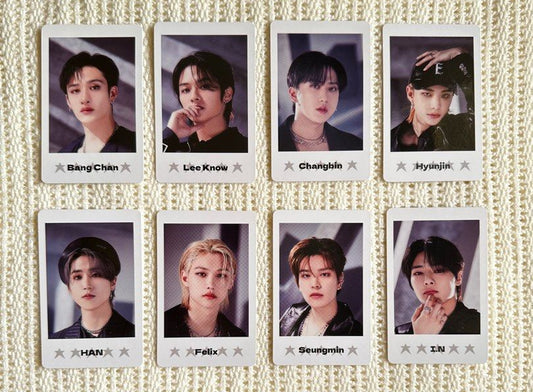 Stray Kids 5-Star Dome Tour Polaroid (White) Photocards